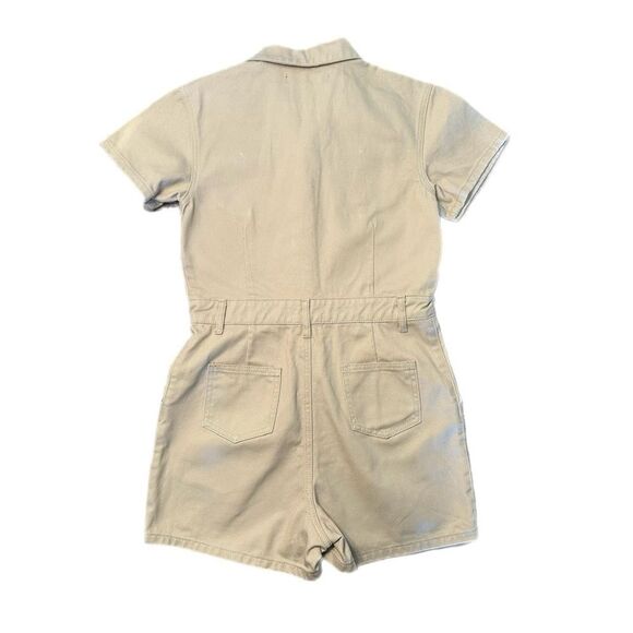 Lioness U Know What’s Up Jean Romper Beige Size M - Picture 3 of 10